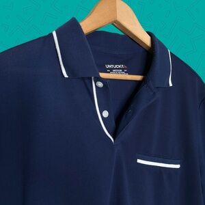 UNTUCKit Navy Polo Shirt